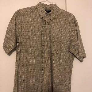 Retro claiborne short sleeve button down